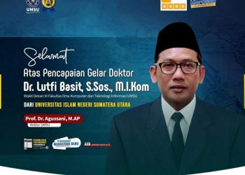 Selamat dan Sukses Dr. Lutfi Basit, S.Sos., M.I.Kom (Wakil Dekan III Fakultas Ilmu Komputer dan Teknologi Informasi) Atas Raihan Gelar Doktor