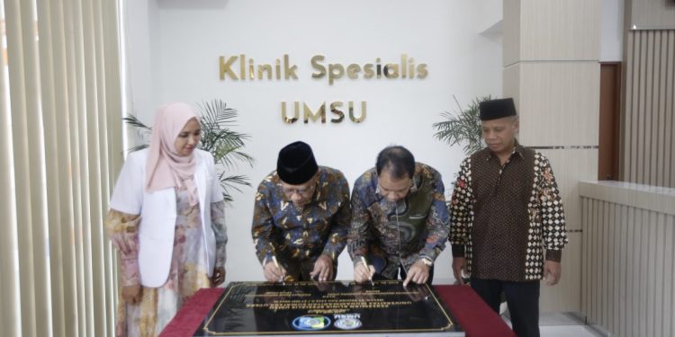 Ketum PP Muhammadiyah Resmikan Klinik Spesialis FK UMSU